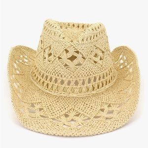 Straw cowboy hat